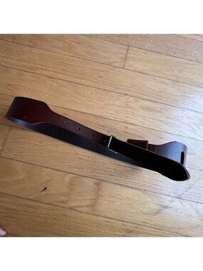 Banana Republic Women's Size Small Brown Cow Leather Waist Layer Belt